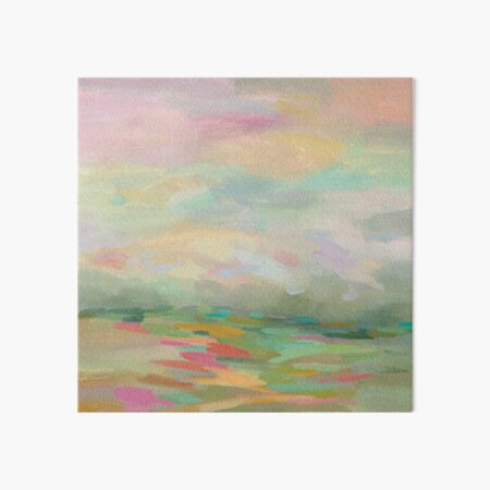 Pastel Fields Art Board Print