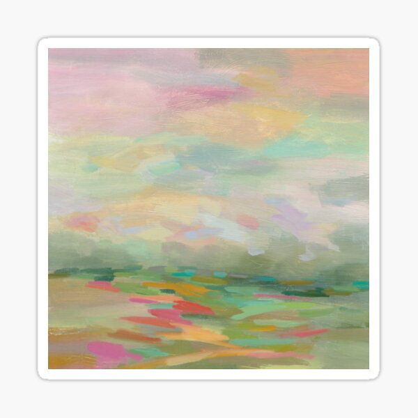 Pastel Fields Sticker