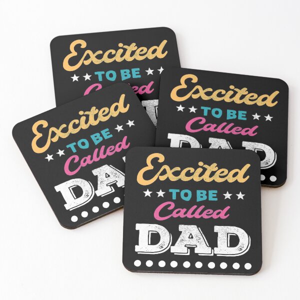 Item preview, Excited to Be Called Dad, Cute Father Typography Graphic designed and sold by ramenrose.