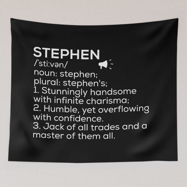 Item preview, Stephen Name Definition designed and sold by Teelogic.