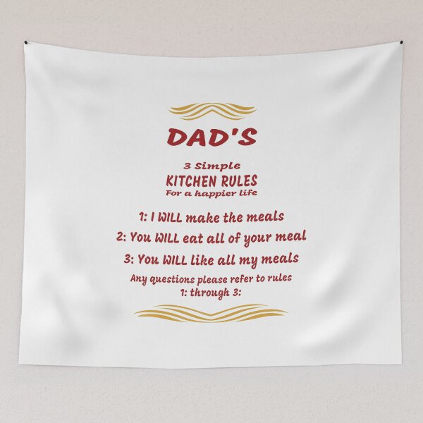 Item preview, For you food lovers. Dads Simple Kitchen Rules designed and sold by TJays.