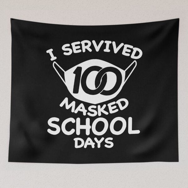 Item preview, I Survived 100 Masked School Days , I survived 100 days, 100 days of School  designed and sold by plussorn.