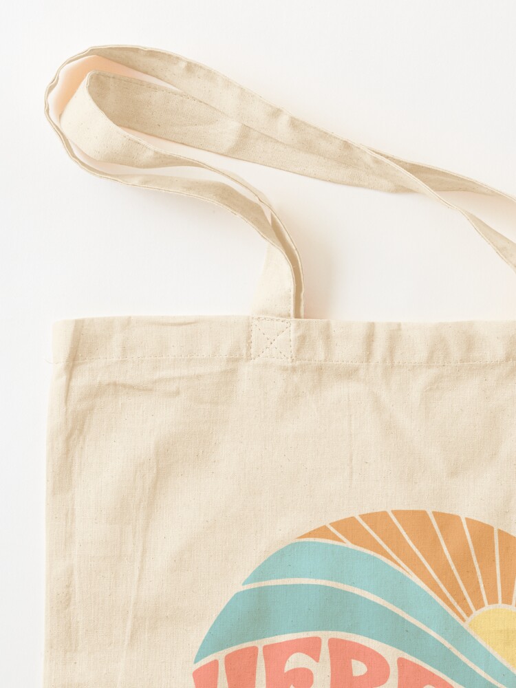Alternate view of Pink Groovy Here Comes the Sun Tote Bag