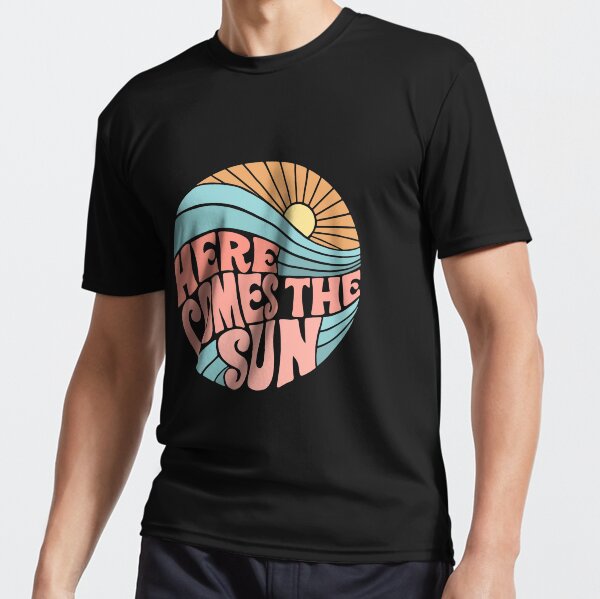 Pink Groovy Here Comes the Sun Active T-Shirt