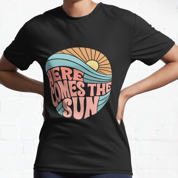 Pink Groovy Here Comes the Sun Active T-Shirt