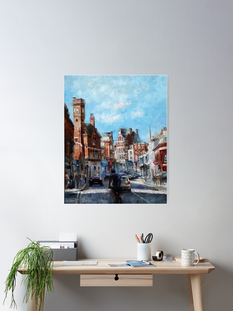 Thumbnail 1 of 3, Poster, Hampstead, Heath Street designed and sold by rogerpanart.