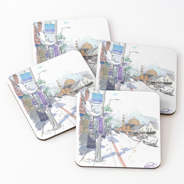 Item preview, Parada de autobús de Oxford Road, Reading designed and sold by SerineTucciArt.