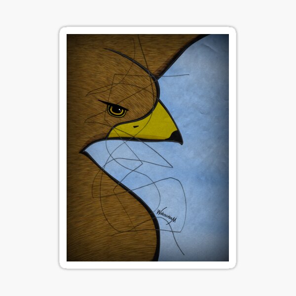 Crossing Lines 11 - The Hawk Sticker