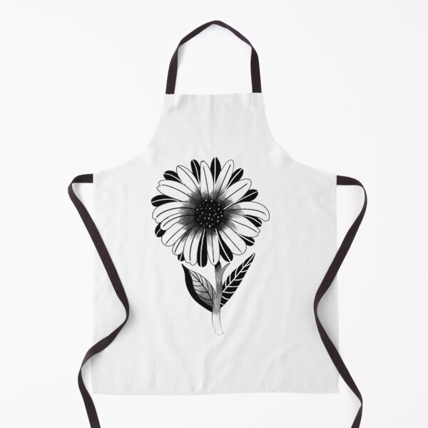 Item preview, daisy flower 2021 B&W designed and sold by Lartimagination.