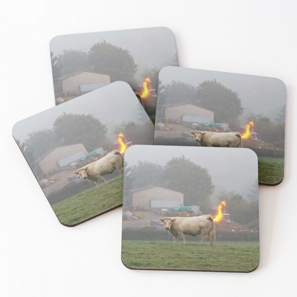 Item preview, Anarchist Cow - Funny Meme Photograph designed and sold by deepwebtshirts.