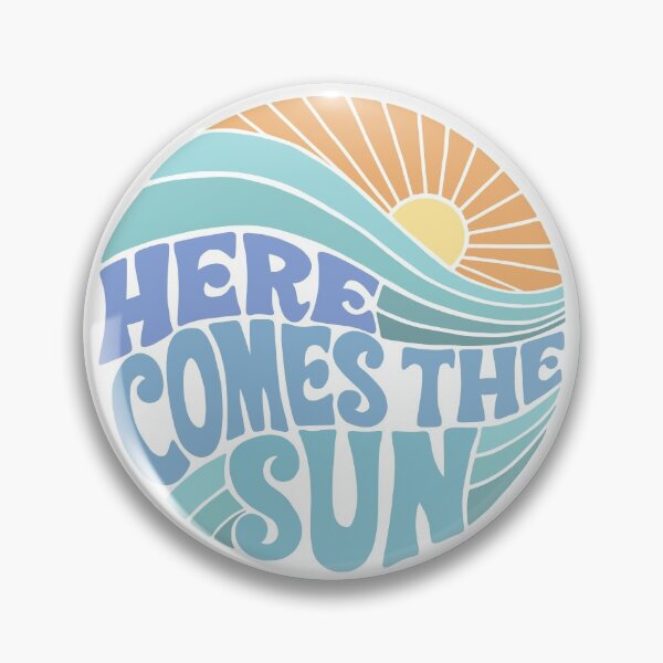 Item preview, Blue Groovy Here Comes the Sun designed and sold by designxmad.