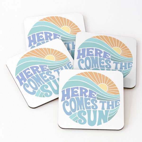 Item preview, Blue Groovy Here Comes the Sun designed and sold by designxmad.