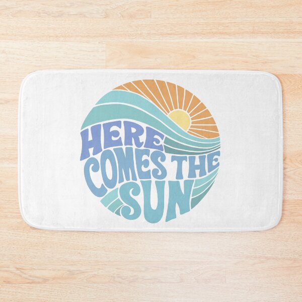 Item preview, Blue Groovy Here Comes the Sun designed and sold by designxmad.