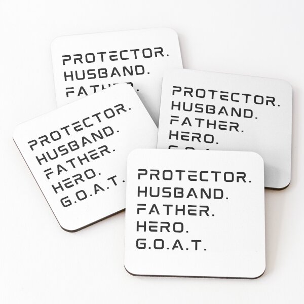 Item preview, Protector Husband Father Hero GOAT. designed and sold by Six Deers.