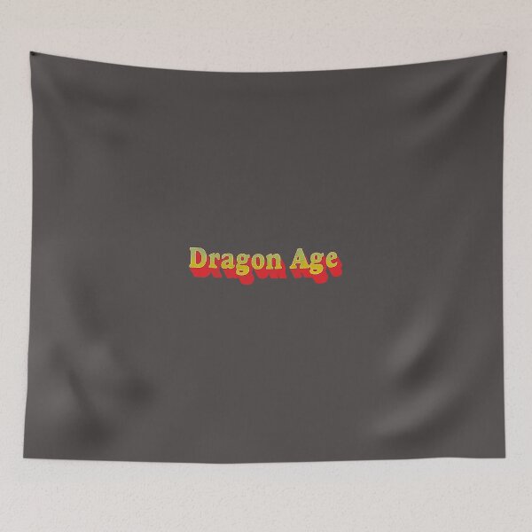 Aperçu de l'œuvre Style des années 70 Dragon Age Logo Retro Dragon Age créée et vendue par celianana.