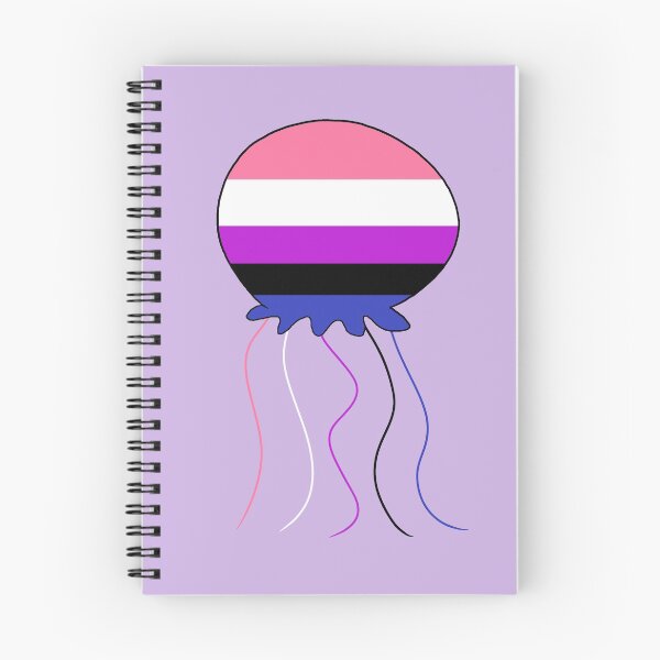Item preview, Genderfluid flag Jellyfish designed and sold by phantomflame03.