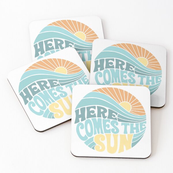 Item preview, Teal Groovy Here Comes the Sun designed and sold by designxmad.