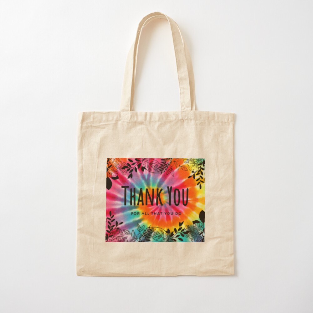 Tie Dye Thank You Greeting Card for Sale by littleladydingo