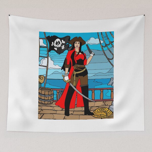Item preview, Pirate Pirate Ship Treasure Island designed and sold by flofin.
