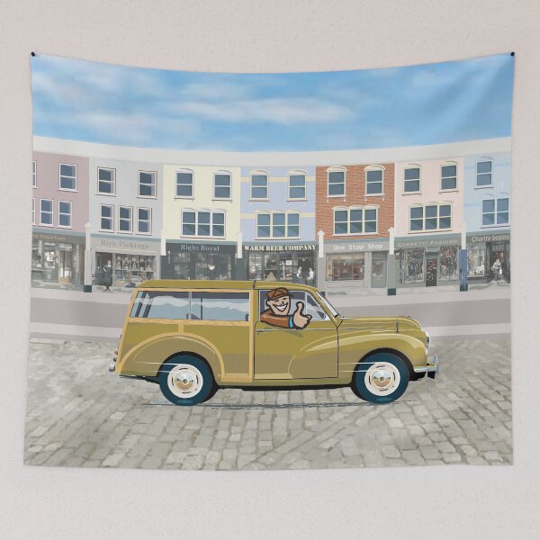 Item preview, Limeflower Morris Minor Traveller designed and sold by Bigs66.