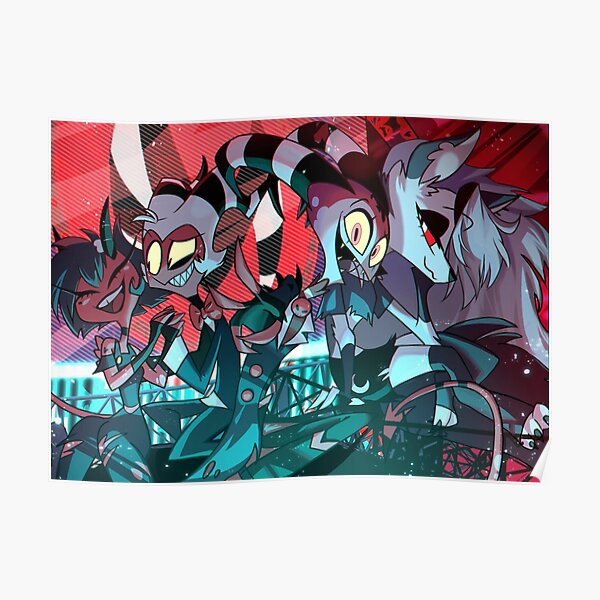 Hazbin Hotel Helluva Boss Posters | Redbubble