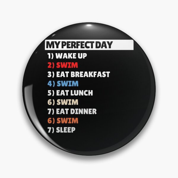 Item preview, My Perfect Day Swimming designed and sold by Amon Ferg.