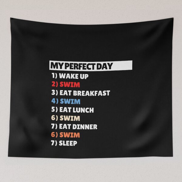 Item preview, My Perfect Day Swimming designed and sold by Amon Ferg.