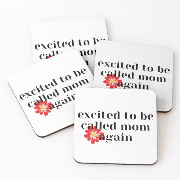 Item preview, Excited to be called mom again designed and sold by Life-chang.