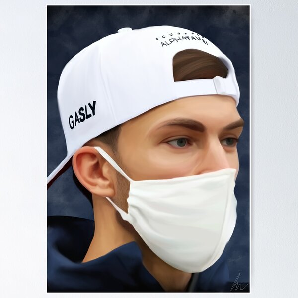 Item preview, Pierre Gasly digital art designed and sold by ellesracingart.