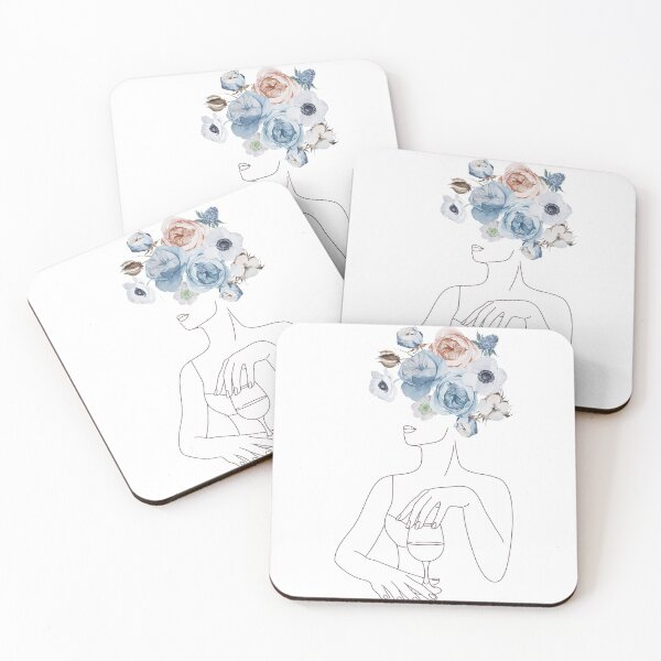 Item preview, Female Silhouette Floral designed and sold by bloomave.
