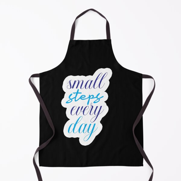 Item preview, small steps every day, motivational quote design designed and sold by adjamine.
