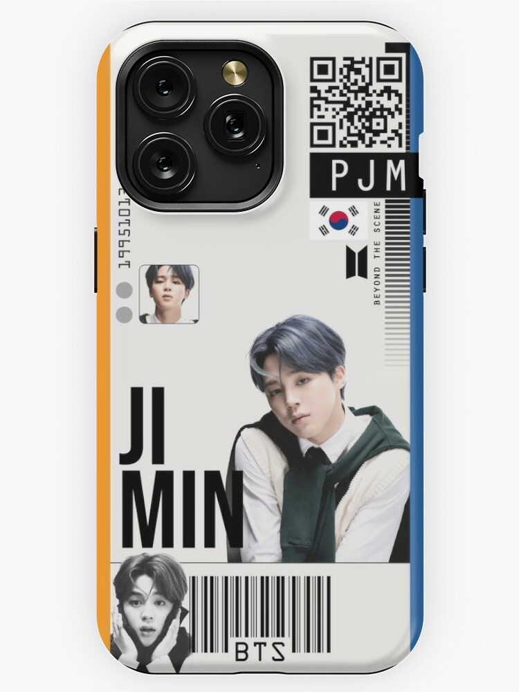 bts jimin ticket inspired phone case