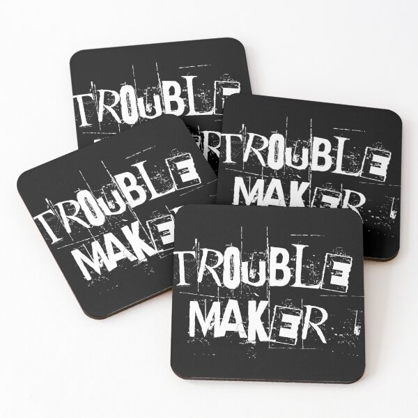Item preview, Trouble Maker - White Text designed and sold by STUDIO-72.