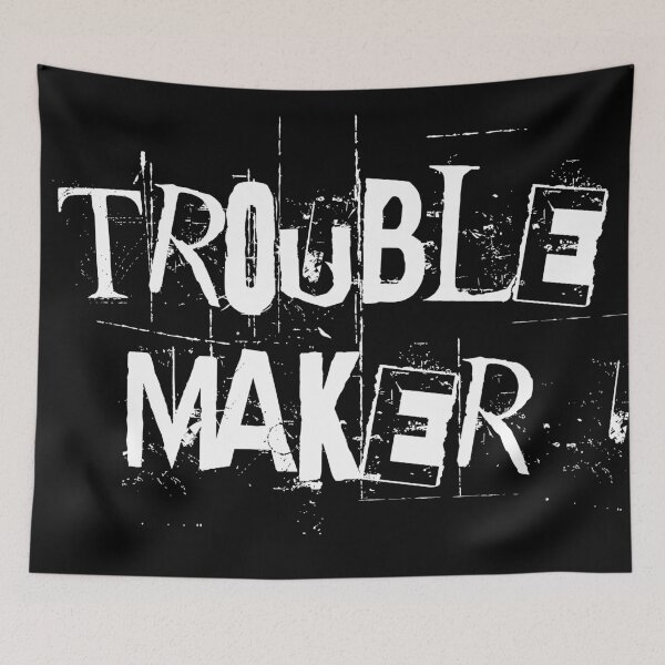 Item preview, Trouble Maker - White Text designed and sold by STUDIO-72.