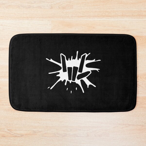share the love black logo Bath Mat