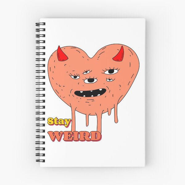 Item preview, Stay Weird, Drippy Heart designed and sold by SquishStitches.