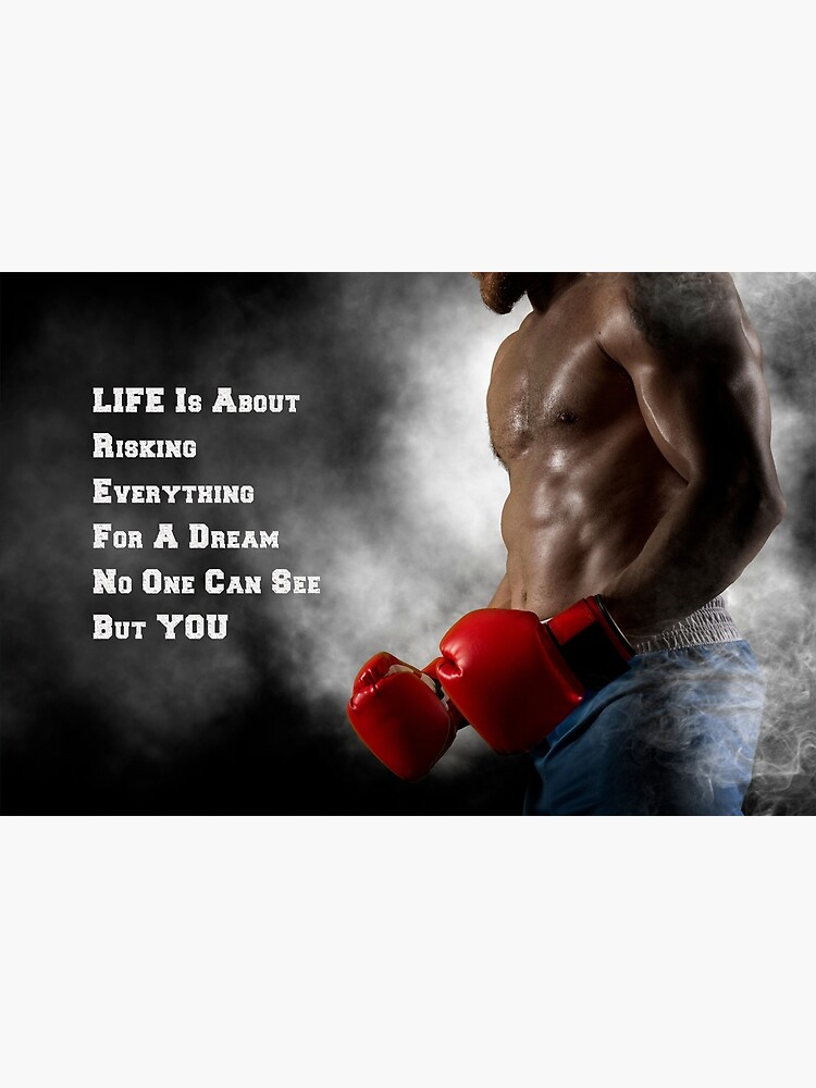Gym Artwork Training Workout Motivation Quote Weight Lifting