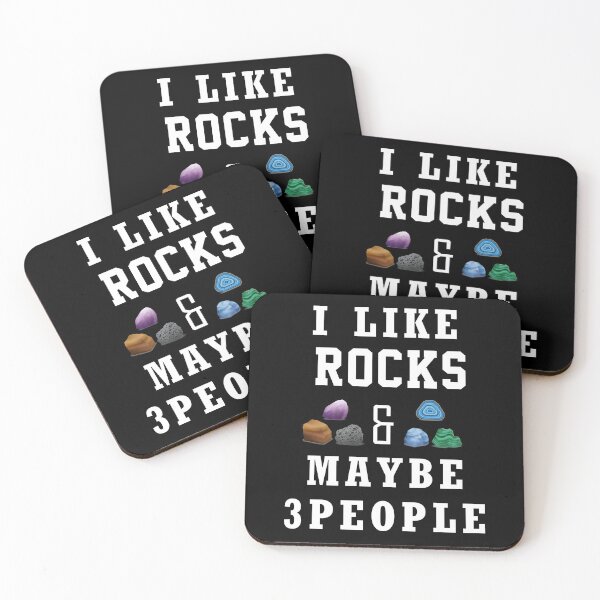 Item preview, I Like Rocks and Maybe 3 People, Gifts Geology , I like rocks lover, rock collecting ,  father's Day  , Funny Graphic, designed and sold by joygift369.
