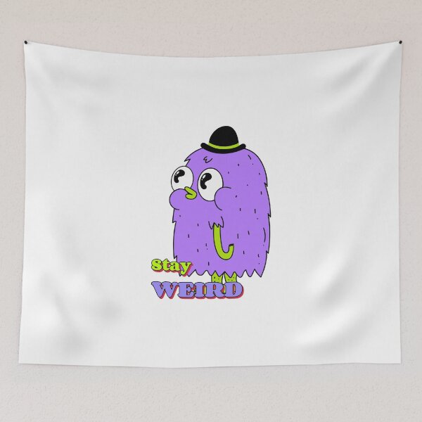 Item preview, Stay Weird, Purple Monster designed and sold by SquishStitches.
