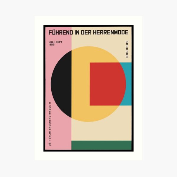 BAUHAUS Art Print