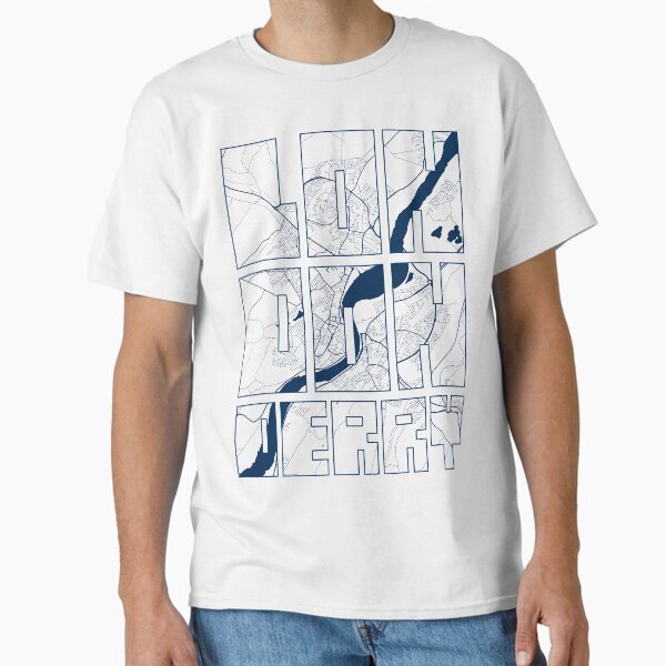 Item preview, Londonderry City Map of Northern Ireland - Coastal designed and sold by deMAP.