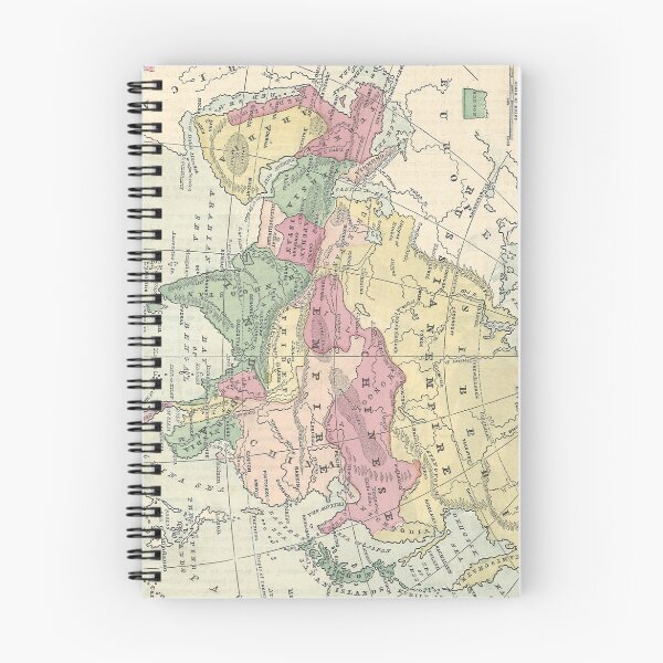 Item preview, Vintage Map of Asia (1872) designed and sold by BravuraMedia.
