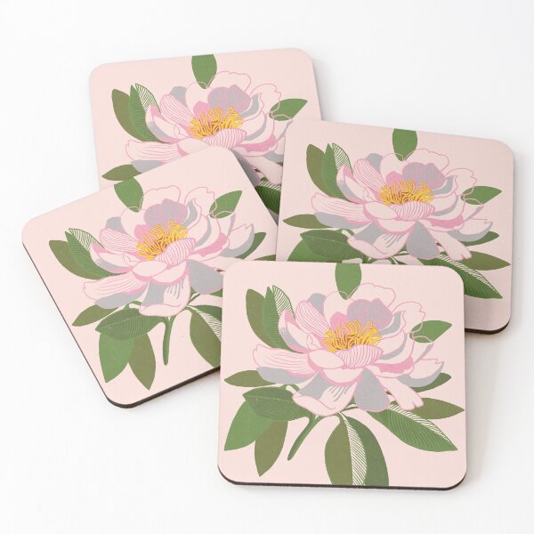 Item preview, Pink peony flower designed and sold by yellowdandilion.