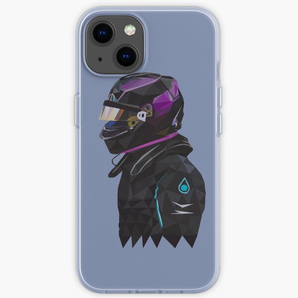 Lewis Hamilton Low-Poly-Kunst iPhone Flexible Hülle