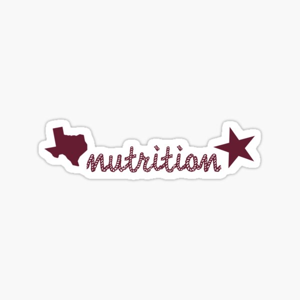 Texas Nutrition Sticker