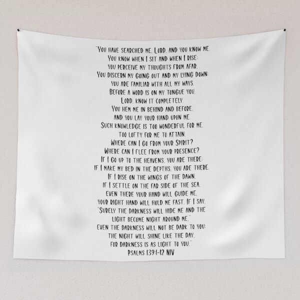 Item preview, Psalms 139:1-12 designed and sold by beckahbrooks.