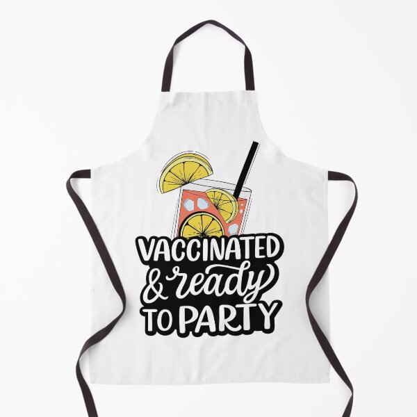 Item preview, vaccinated and ready to party designed and sold by Hartics.
