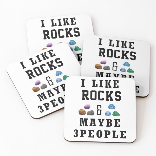 Item preview, I Like Rocks and Maybe 3 People, Gifts Geology , I like rocks lover, rock collecting ,  father's Day  , Funny Graphic, designed and sold by joygift369.