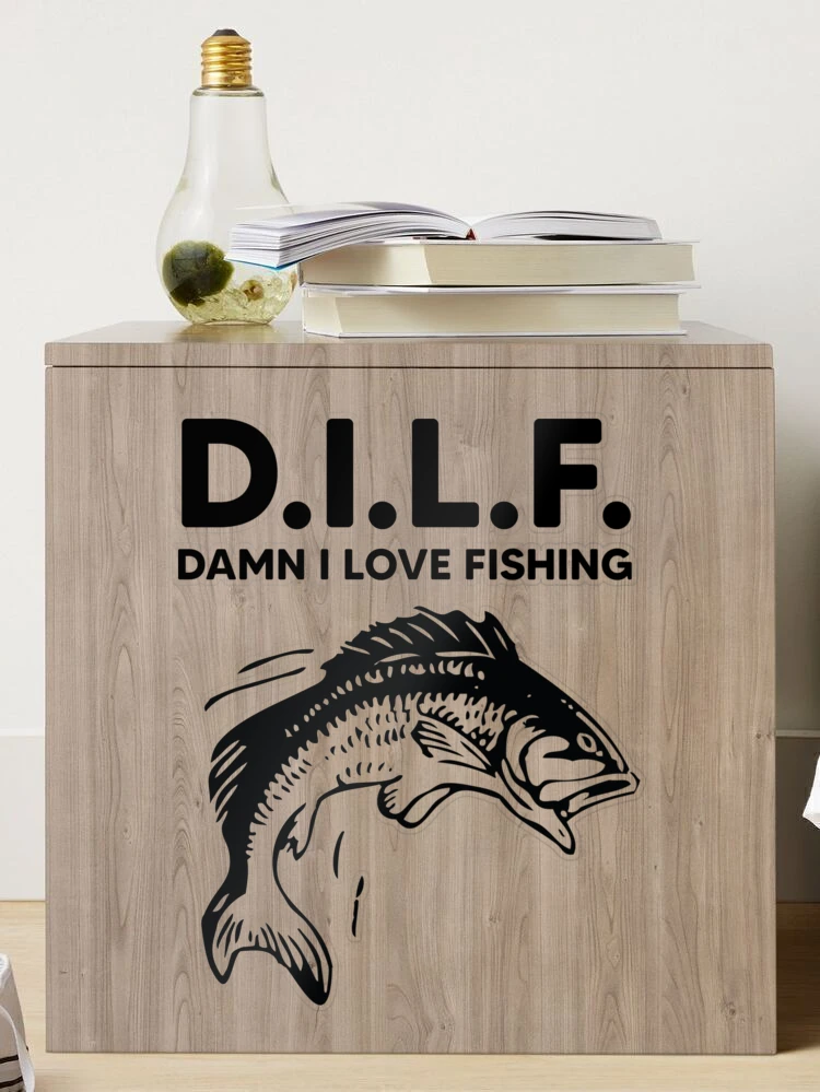 DILF Damn I Love Fishing Graphic by Crestu1410 · Creative Fabrica