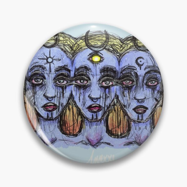Item preview, Triplet Moon Goddesses designed and sold by TrippieToonz.